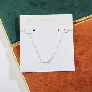 Kendra Scott Fern Bright Silver Pendant Necklace